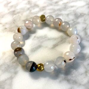 Montana agate bracelet